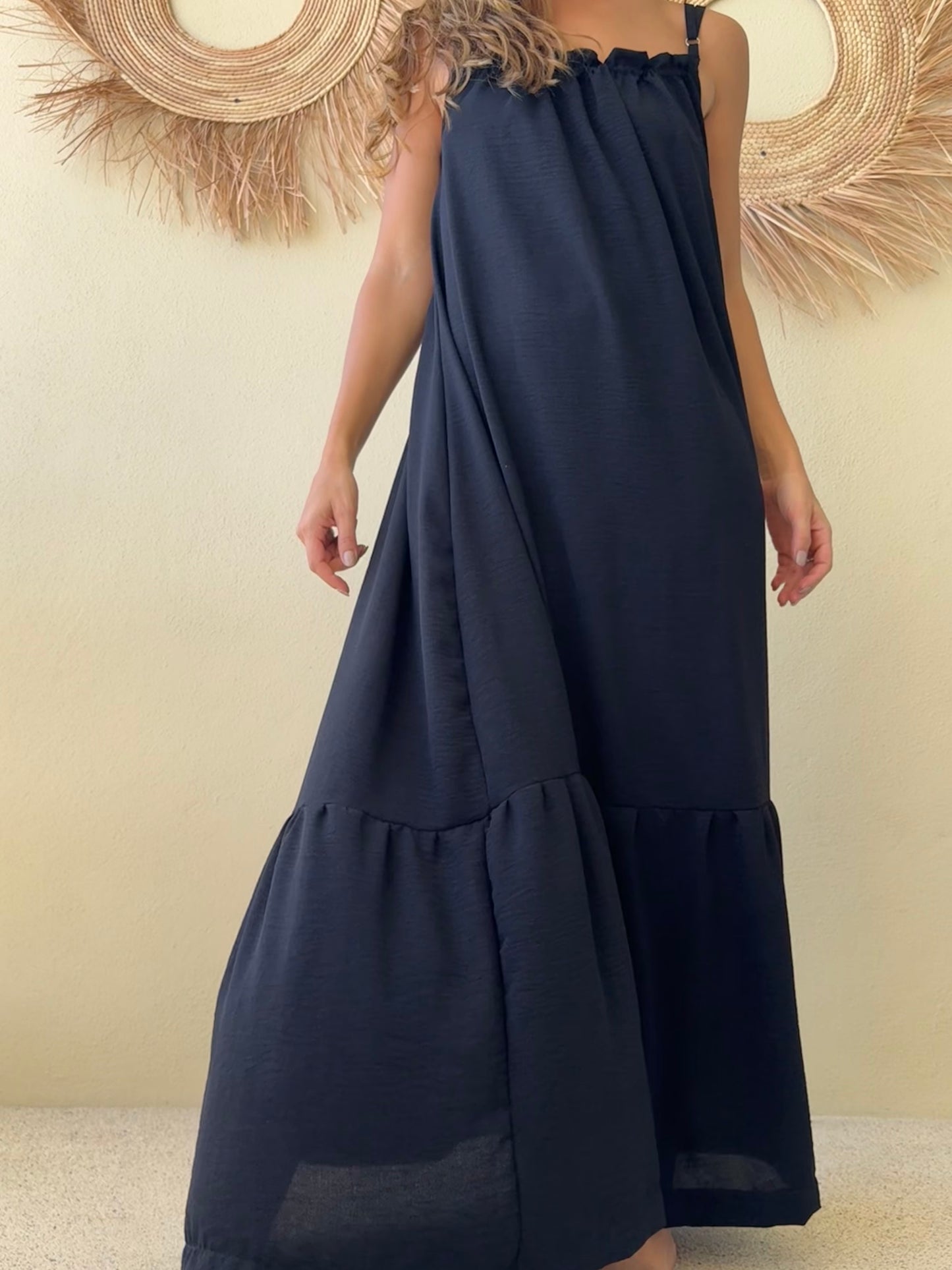Vestido Coral Negro