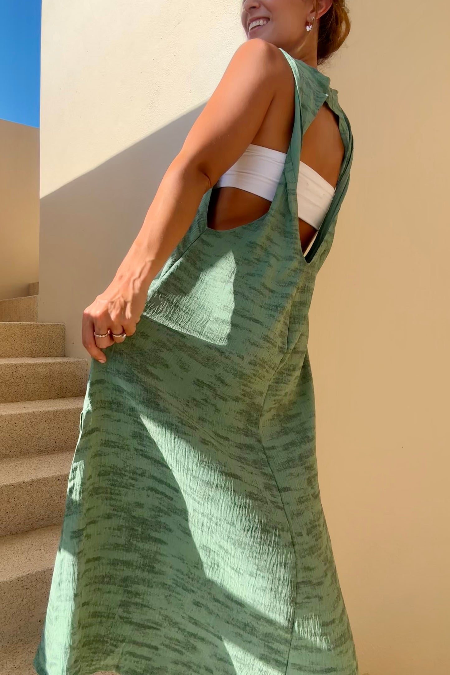 Vestido Julia Verde Jaspe