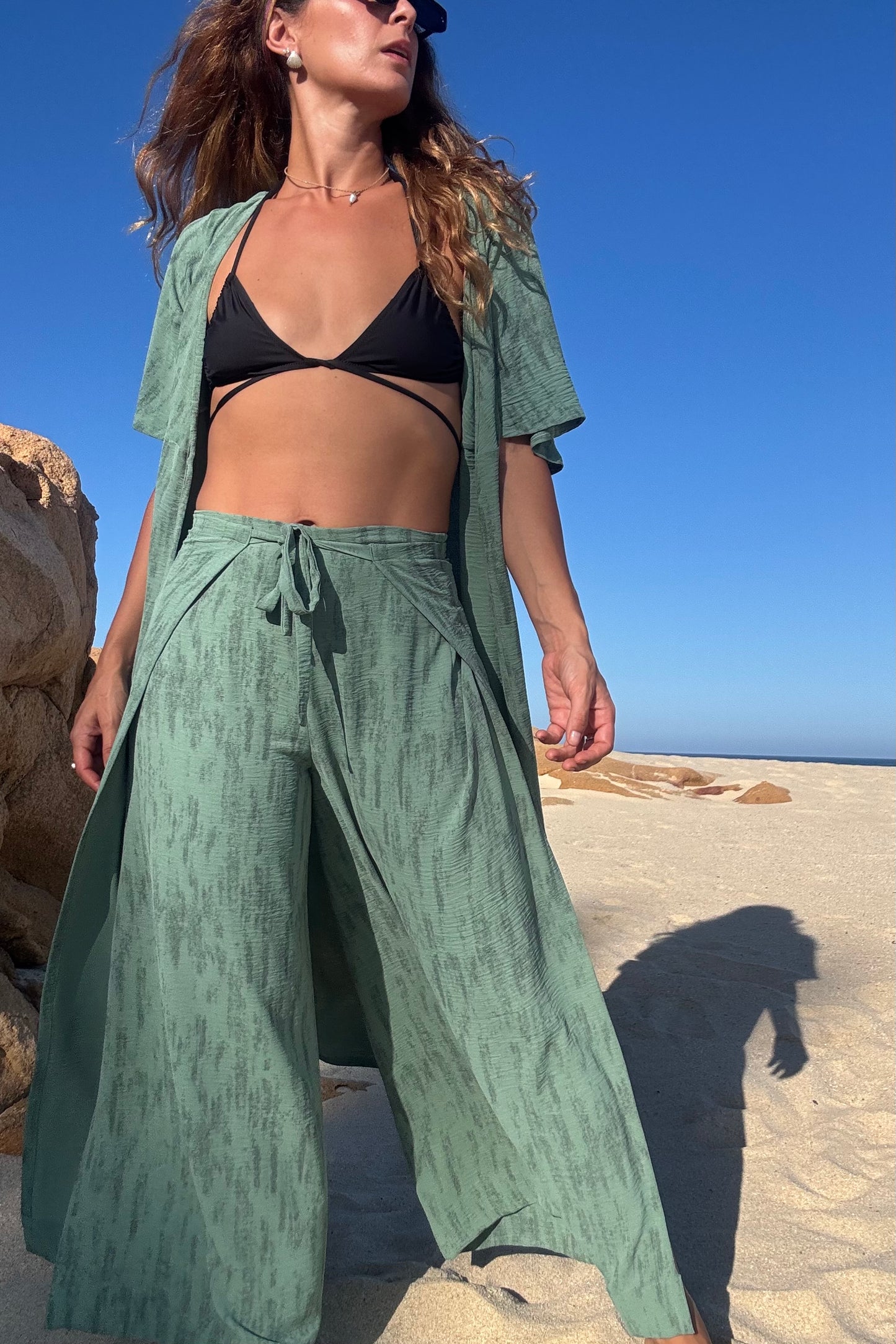 Pantalón Kai Verde Jaspe
