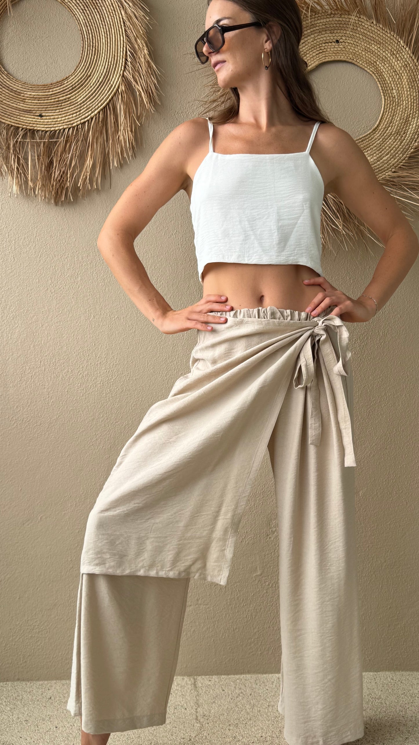 Pantalón Loto beige