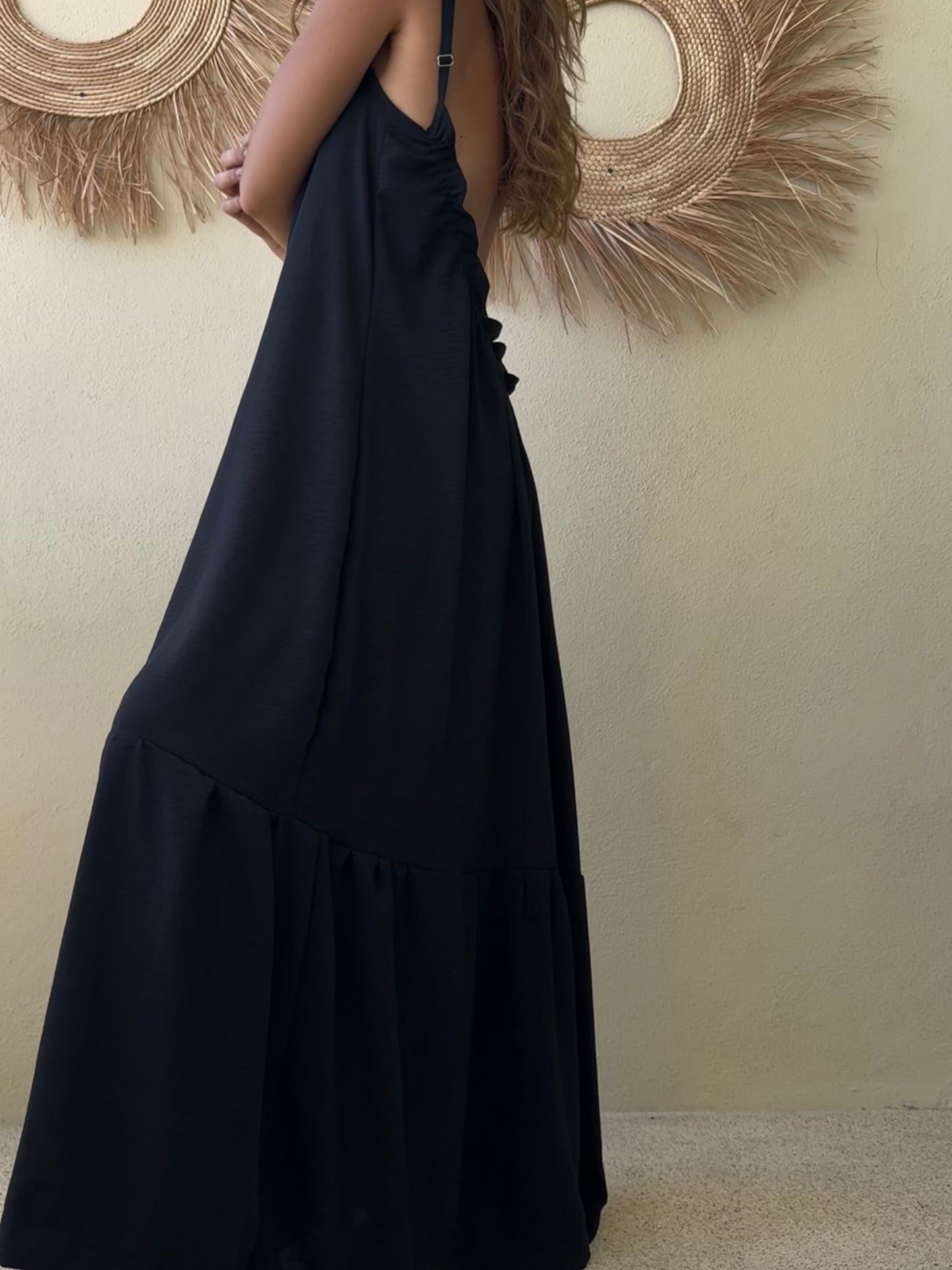 Vestido Coral Negro