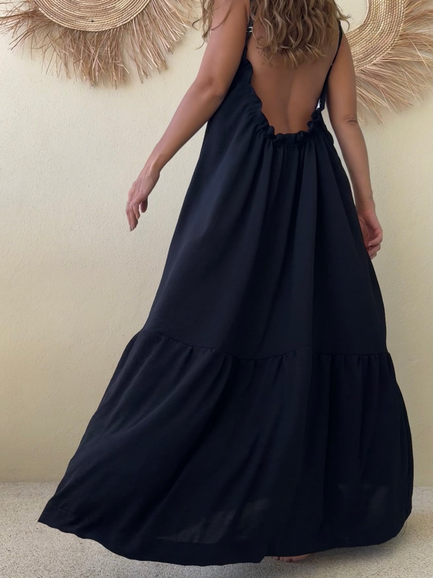 Vestido Coral Negro