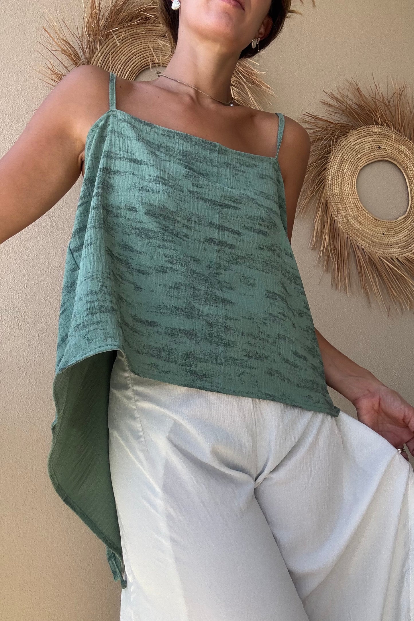 Top Sol Verde Jaspe
