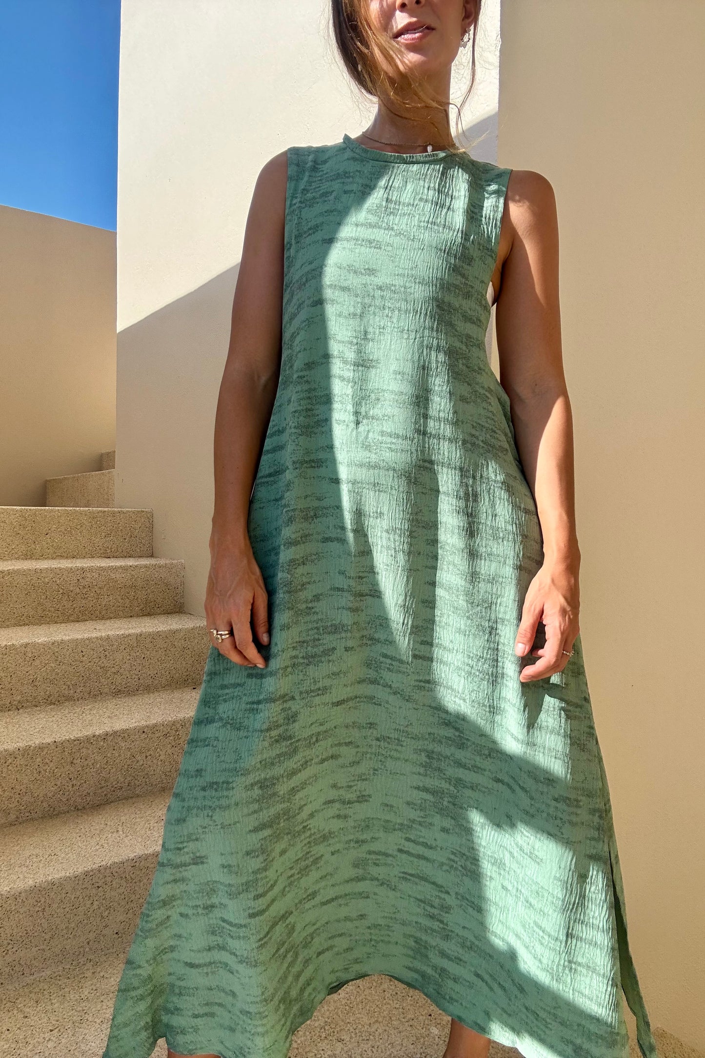 Vestido Julia Verde Jaspe