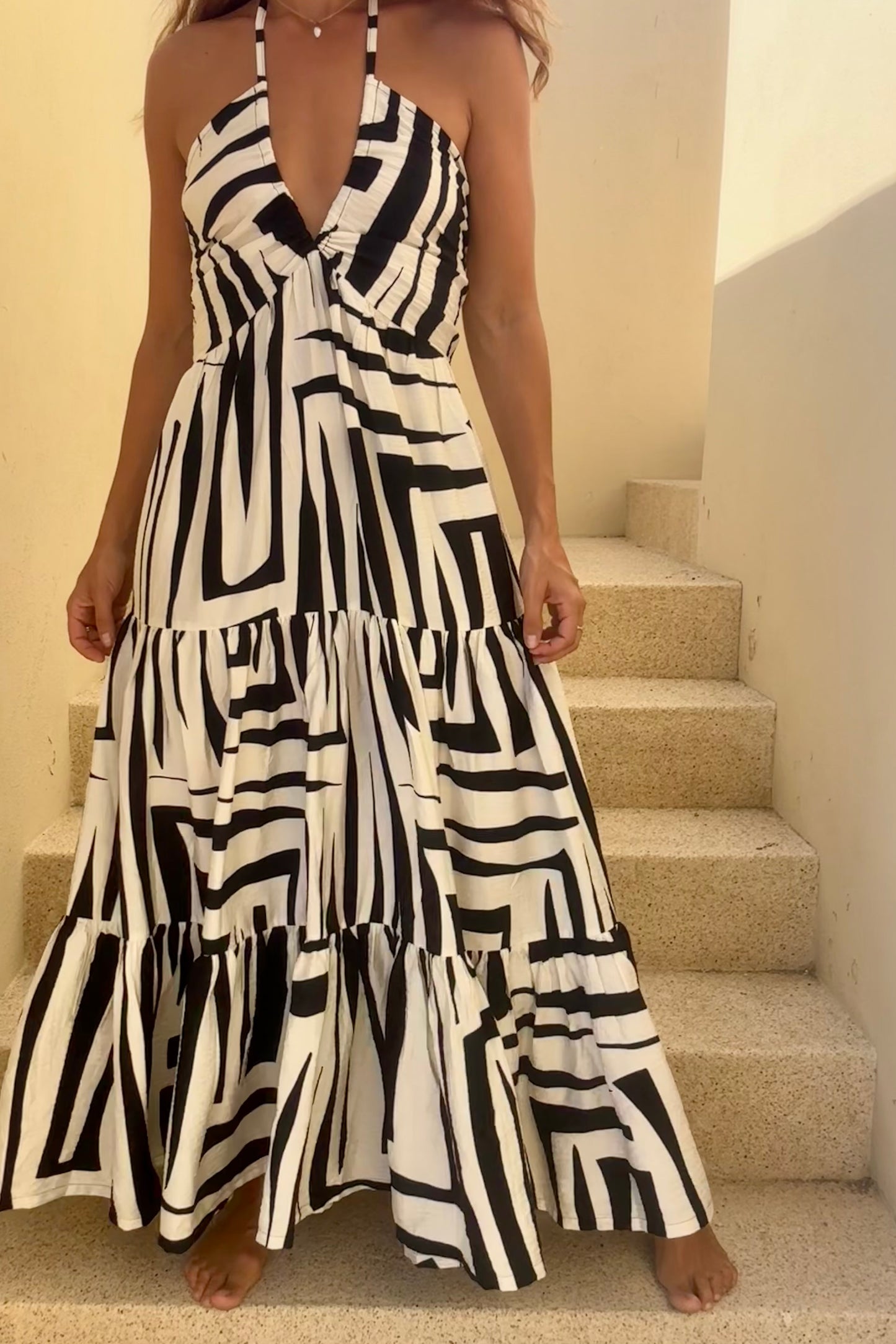 Vestido Esmeralda Print