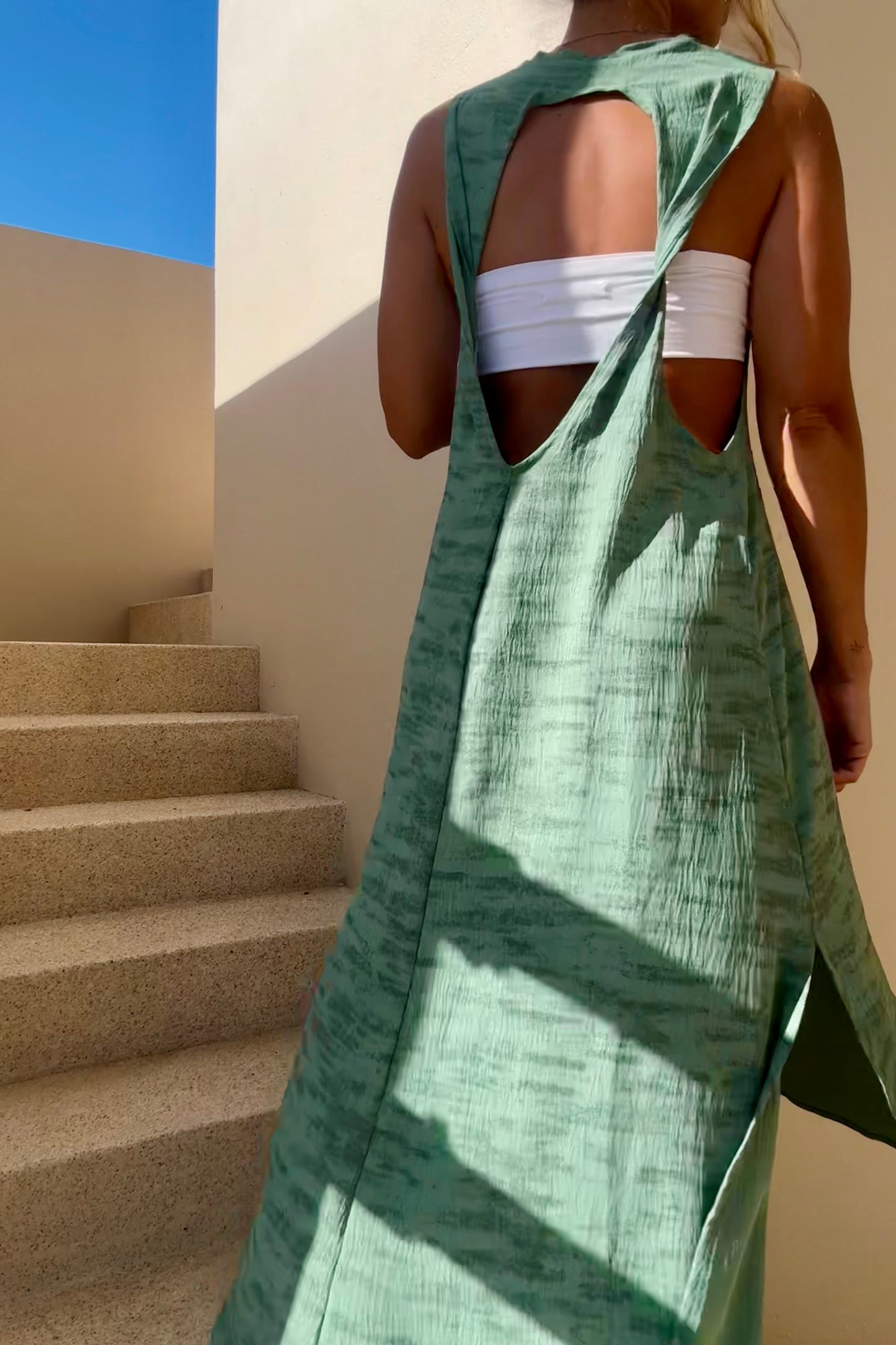 Vestido Julia Verde Jaspe