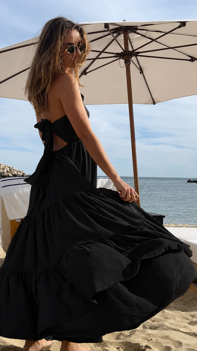 Vestido Esmeralda Negro