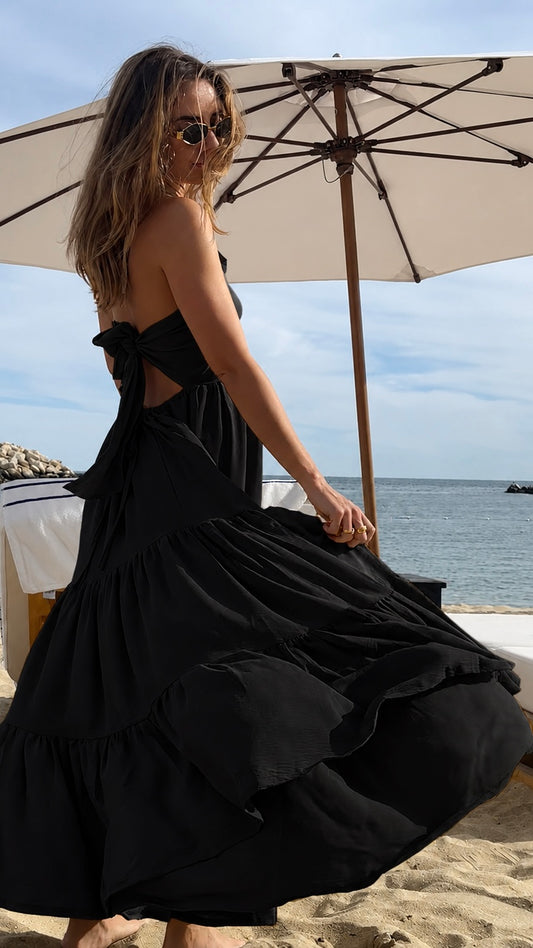 Vestido Esmeralda Negro