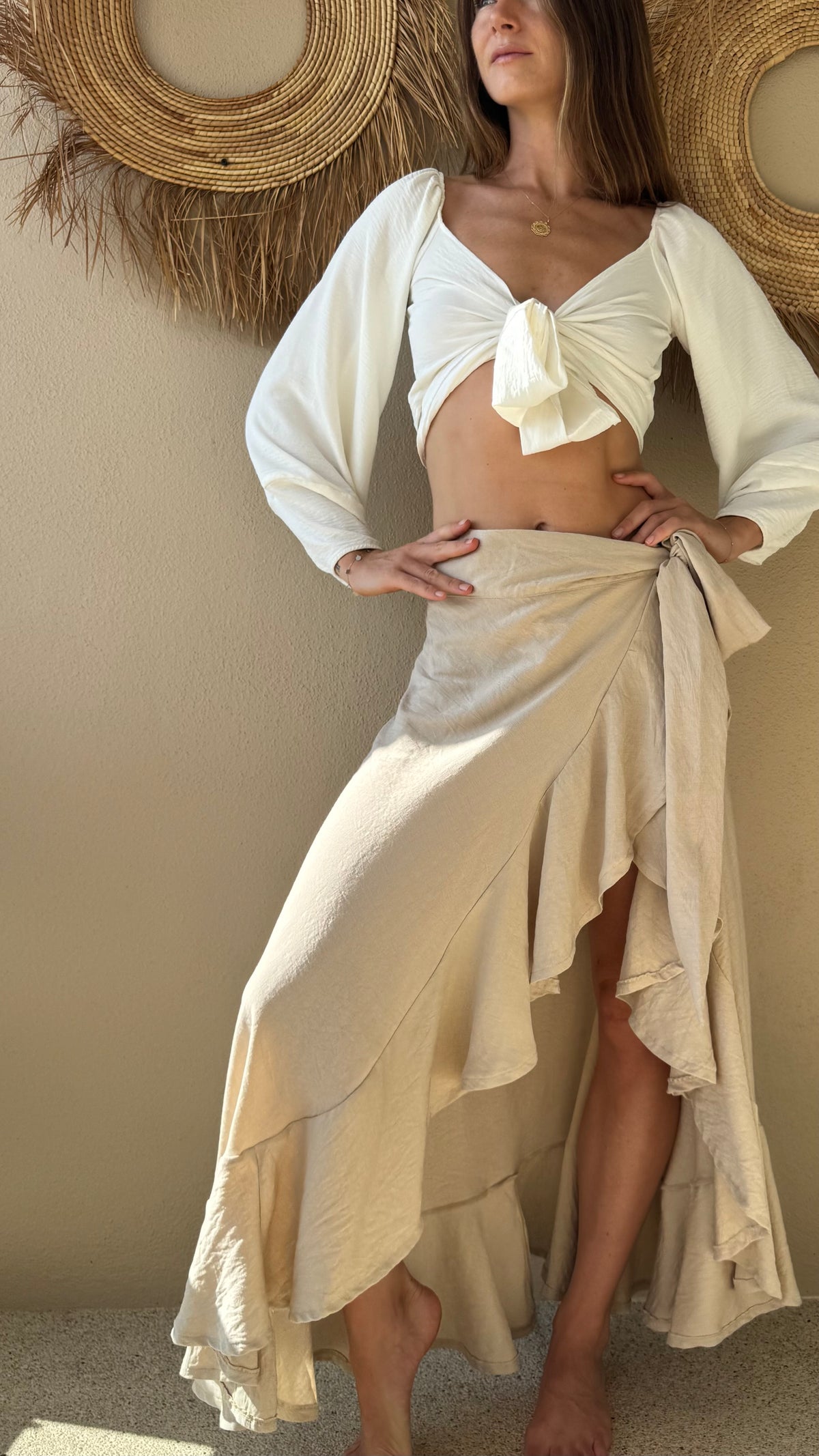 Falda Ula Beige