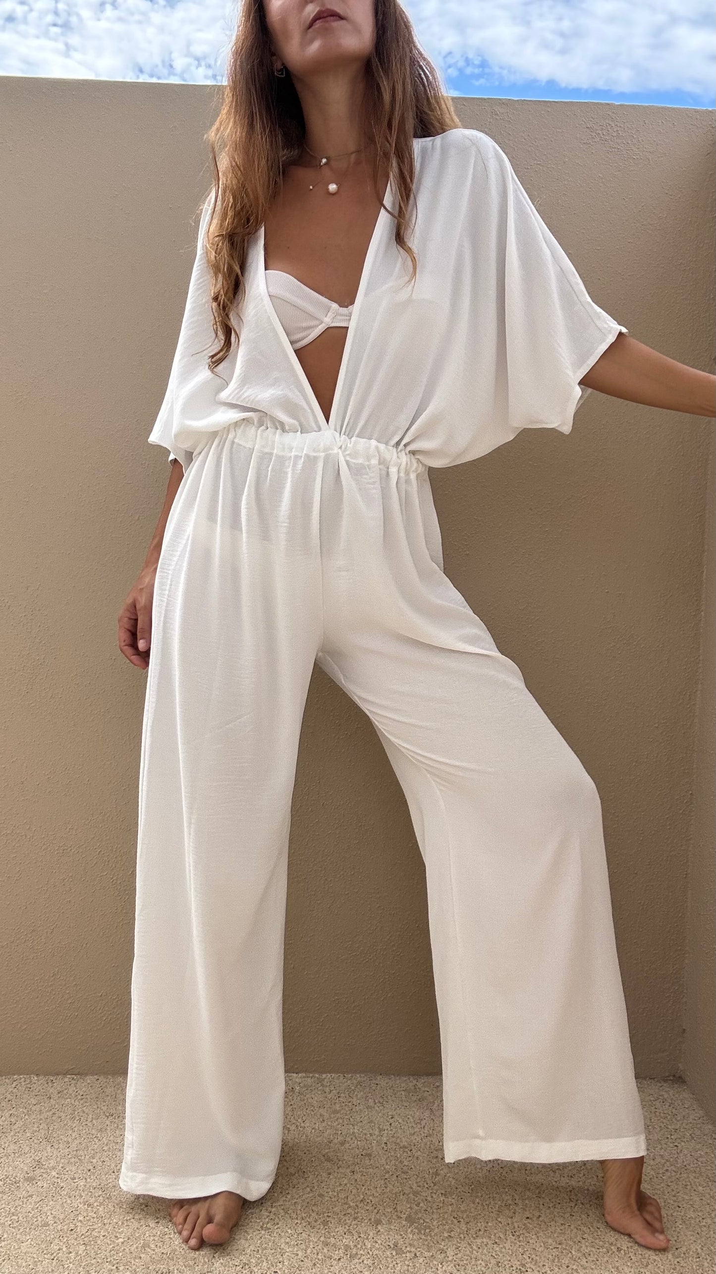 Jumpsuit Greta Blanco
