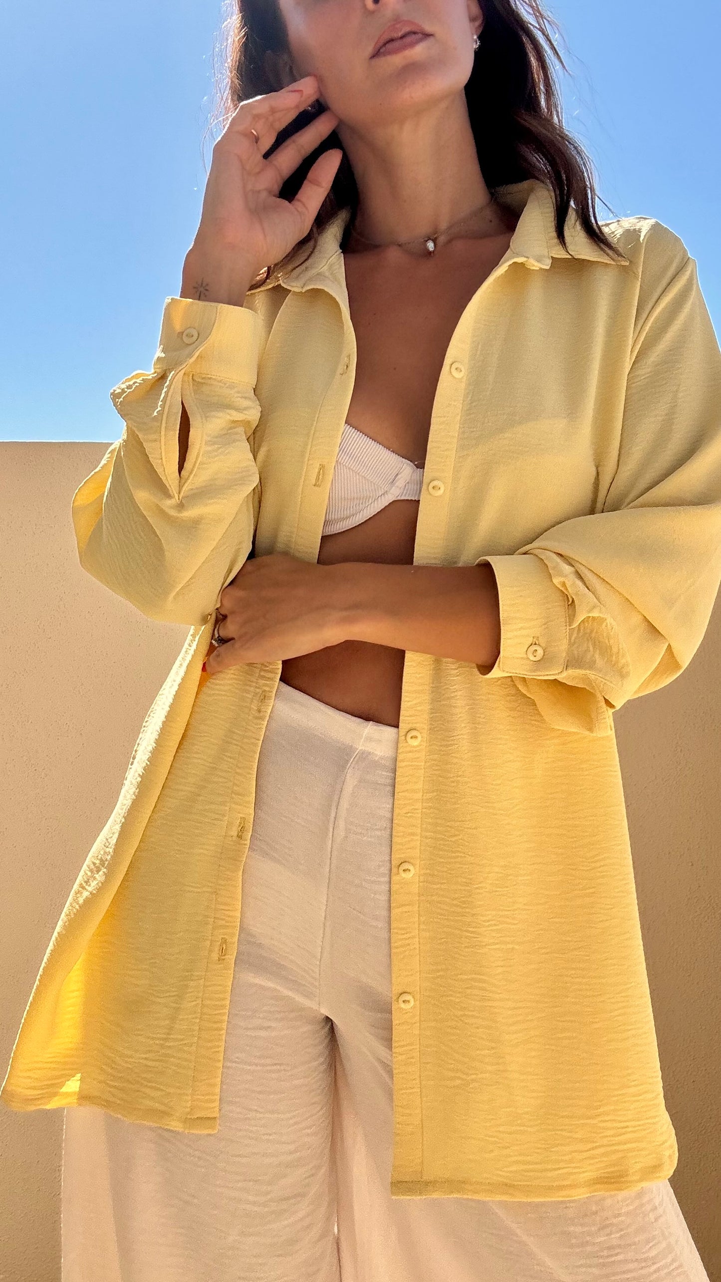 Camisa Bea Amarilla