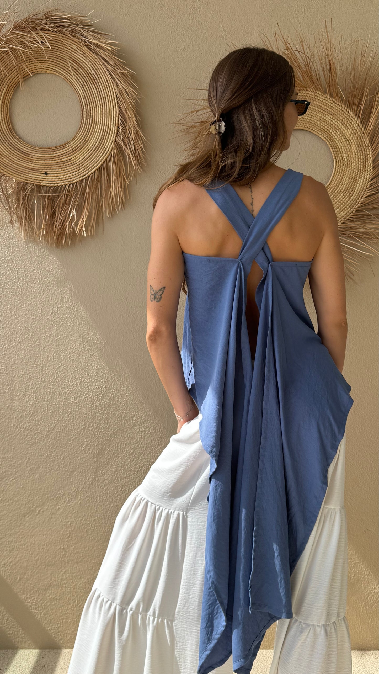 Top Aura denim