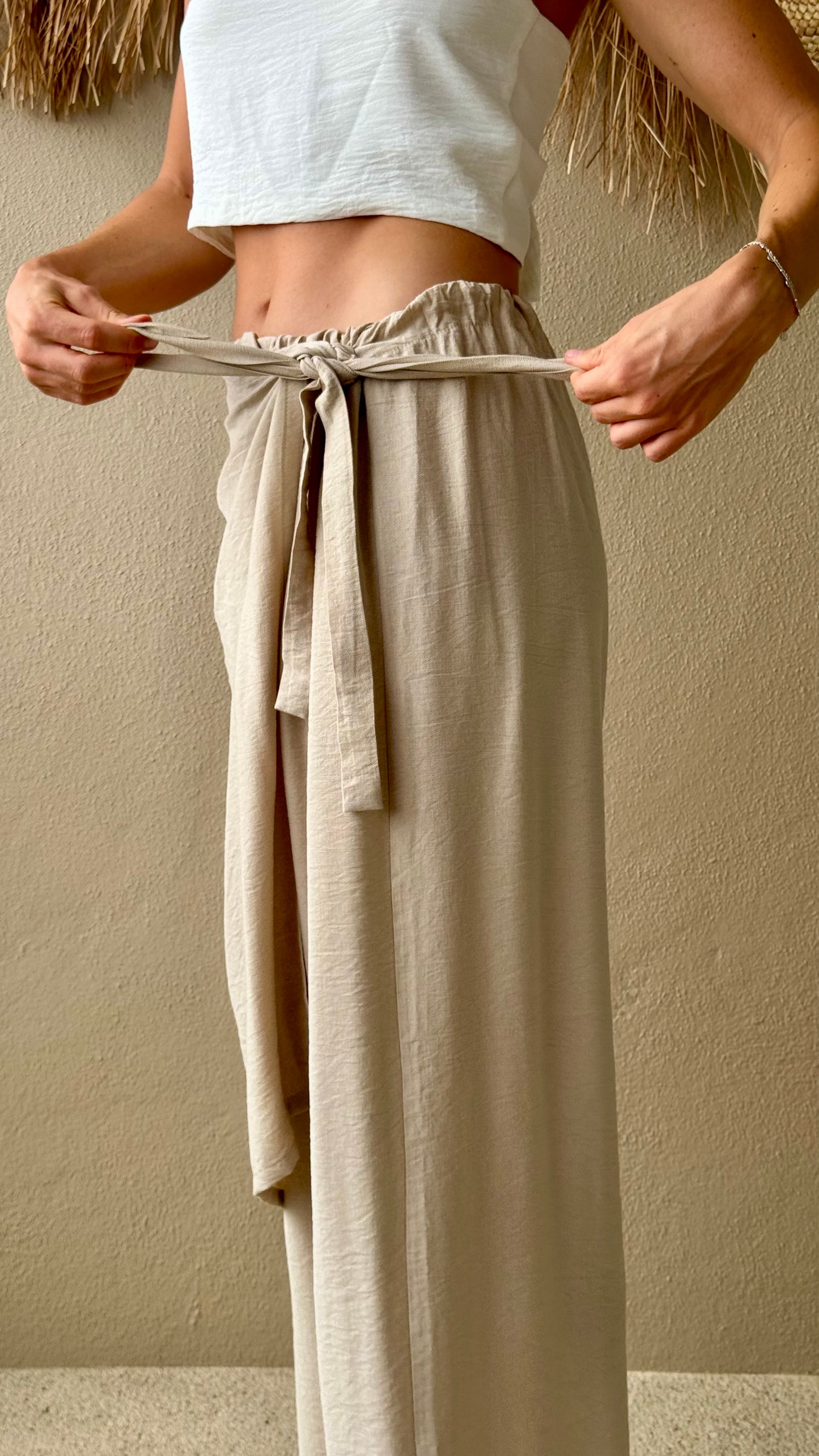 Pantalón Loto beige