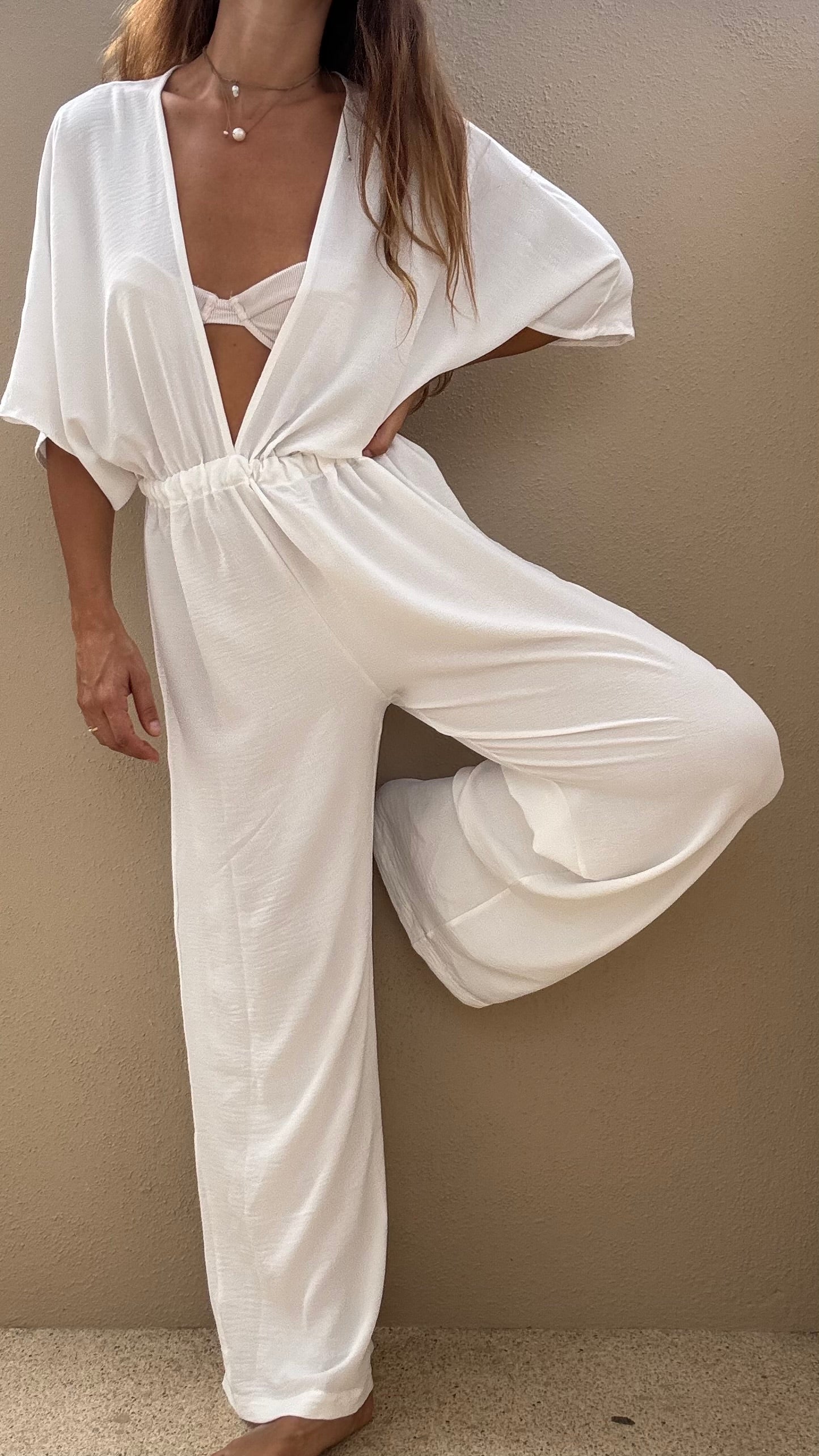 Jumpsuit Greta Blanco