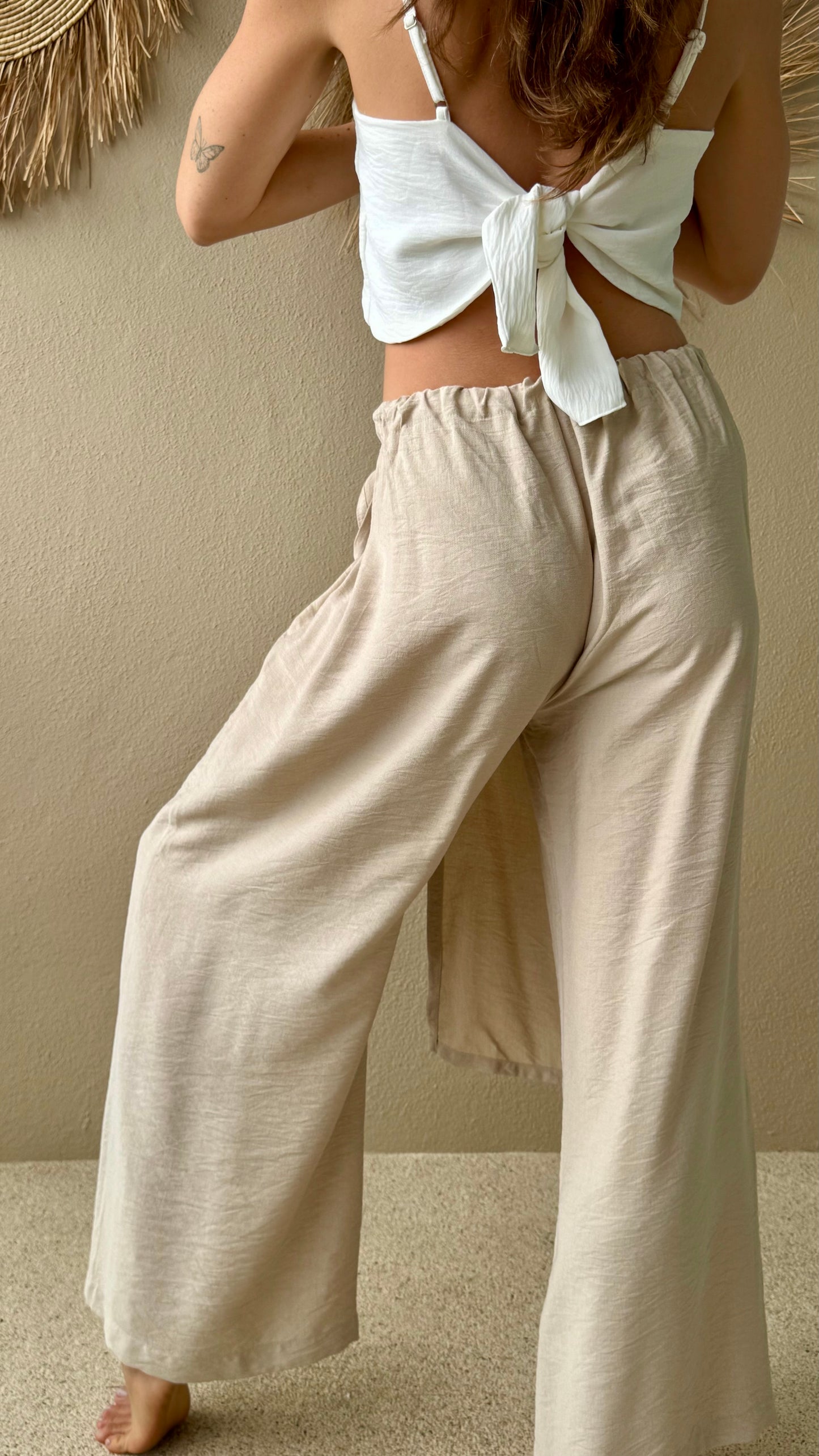 Pantalón Loto beige