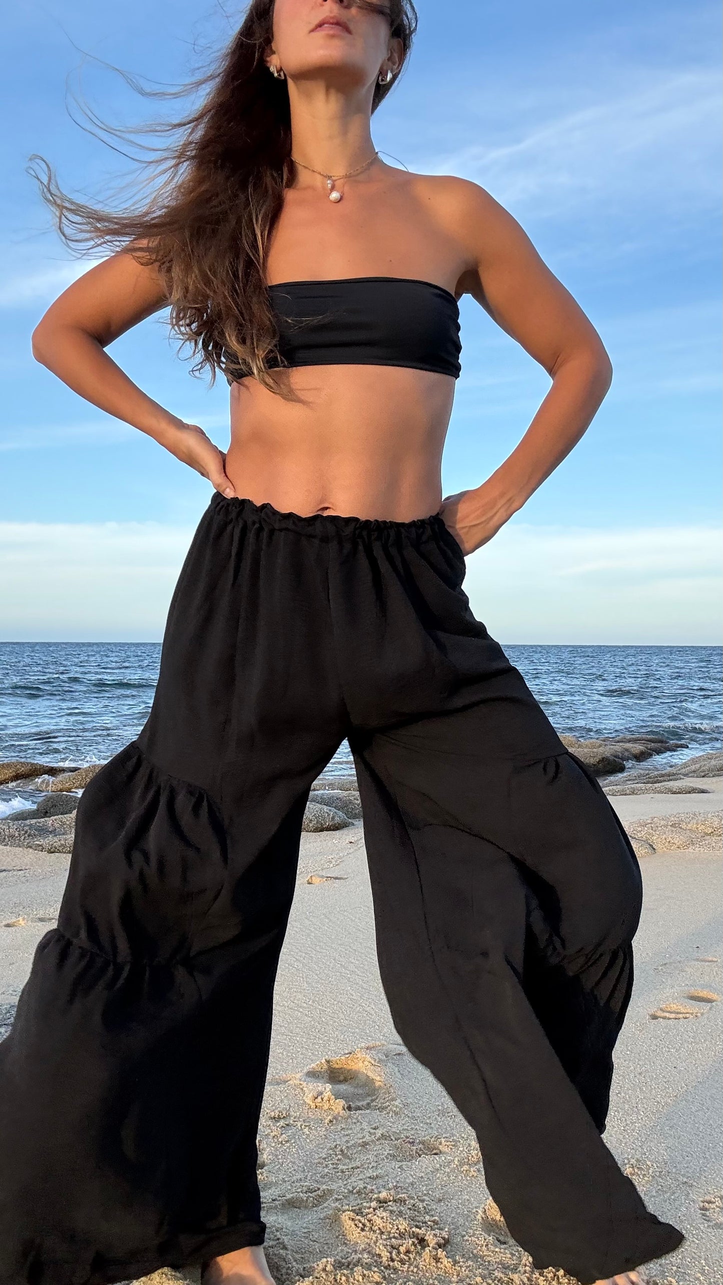 Pantalón Flow Negro