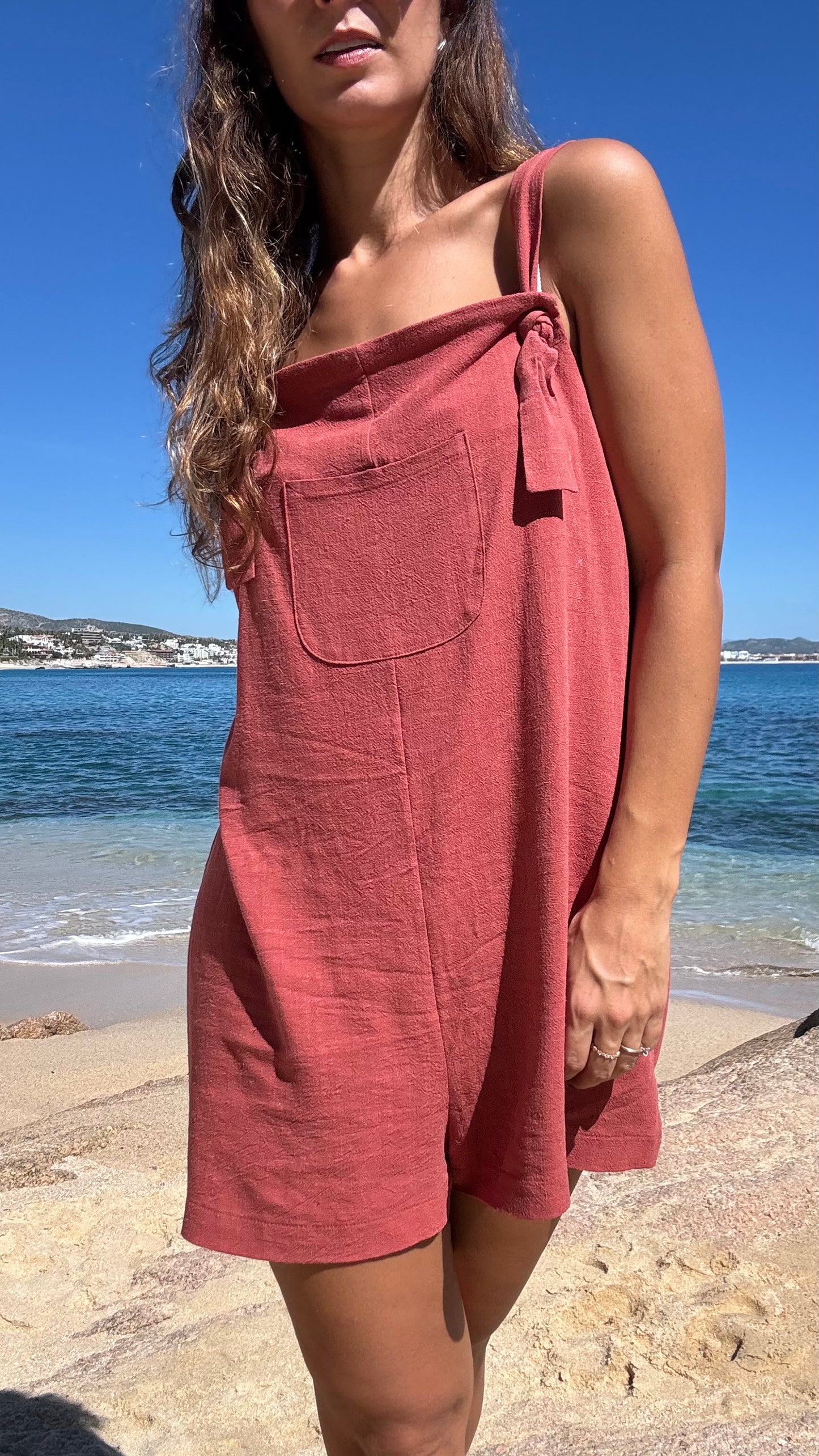 Jumpsuit Bicicletero Lino Rústico