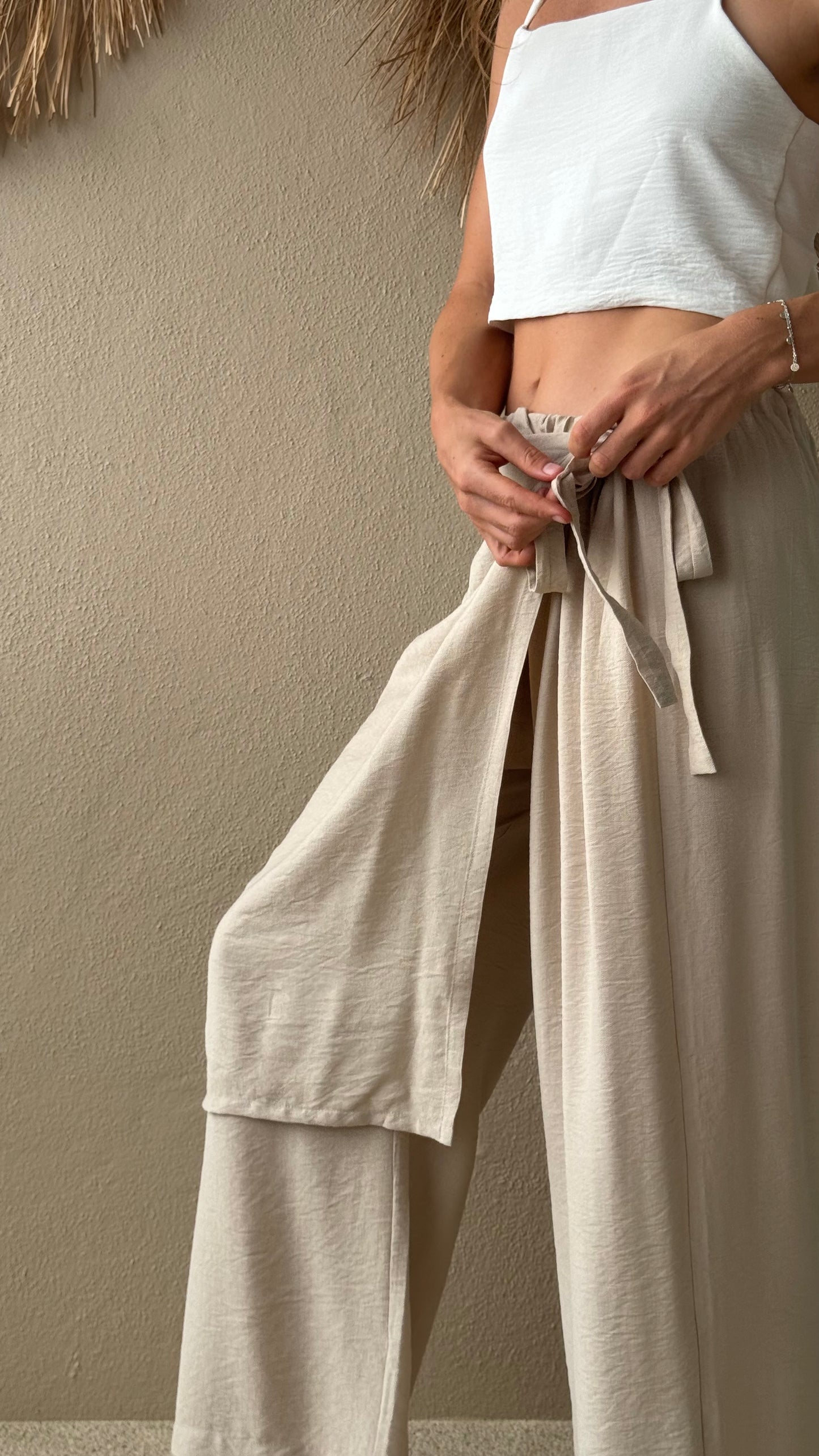 Pantalón Loto beige