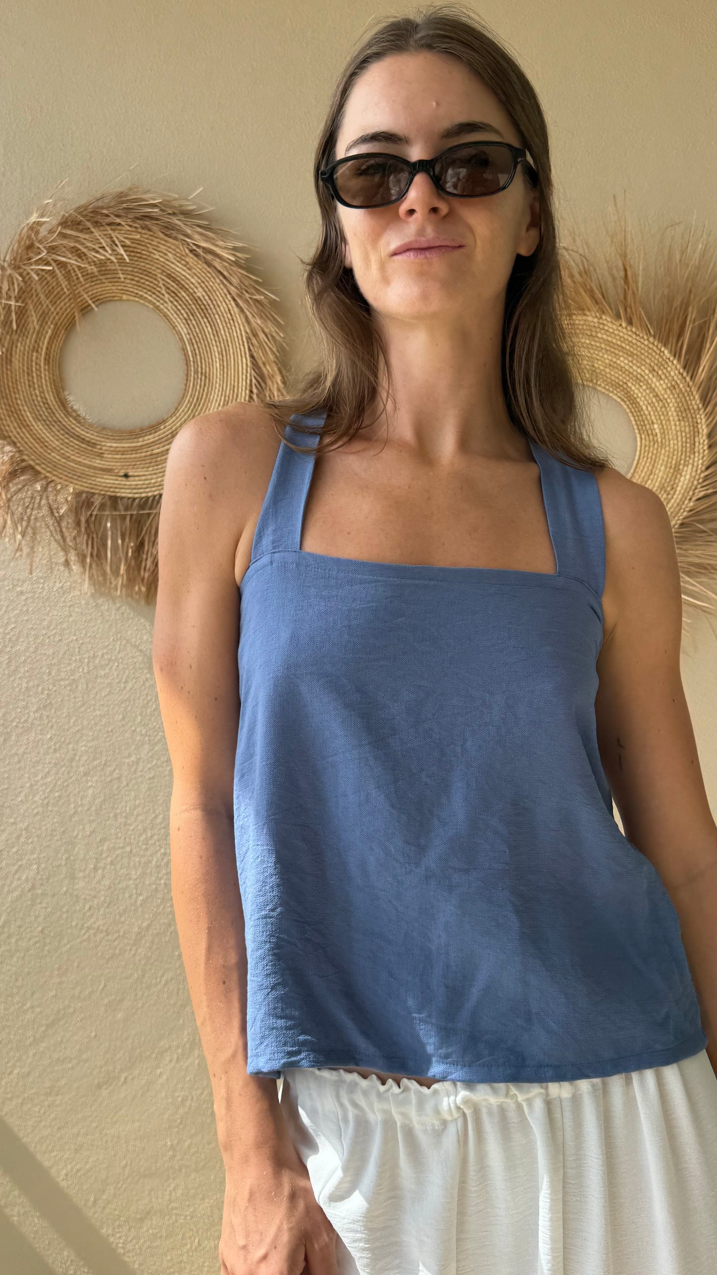 Top Aura denim