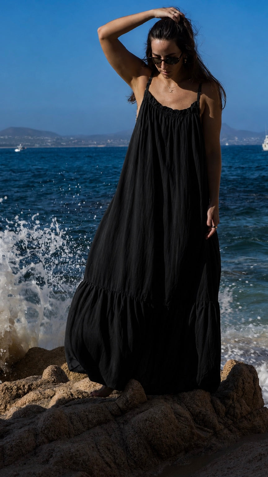 Vestido Coral Negro
