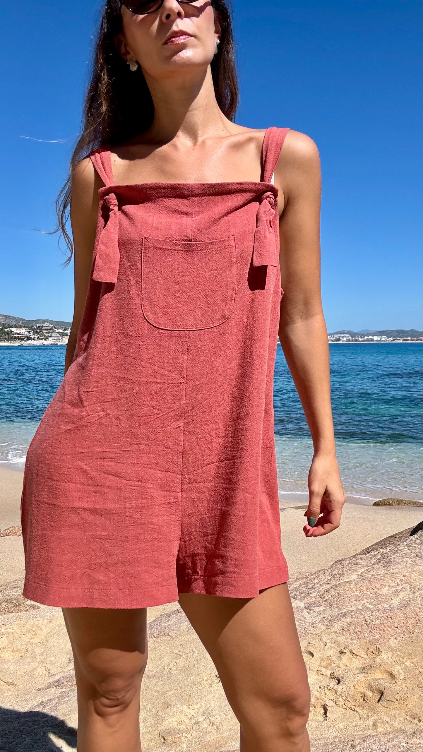 Jumpsuit Bicicletero Lino Rústico