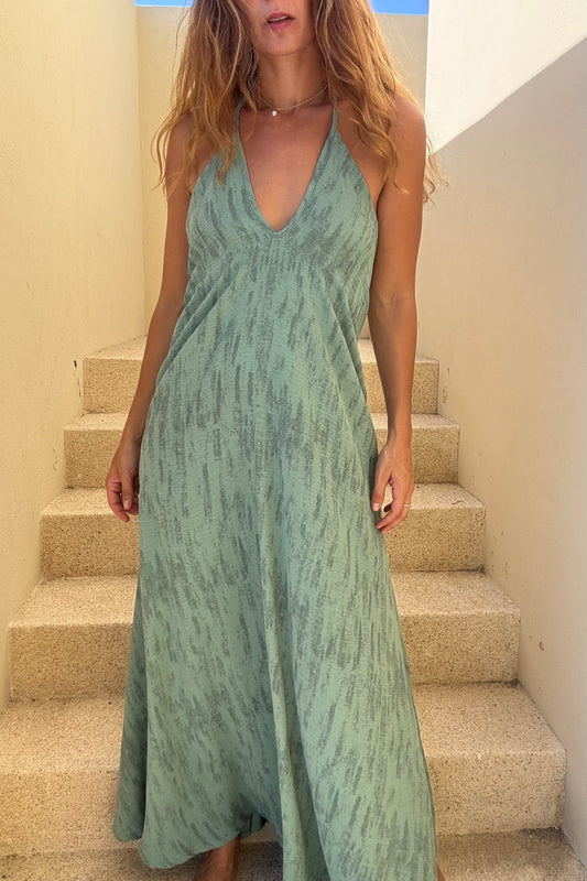 Vestido Moana Verde Jaspe