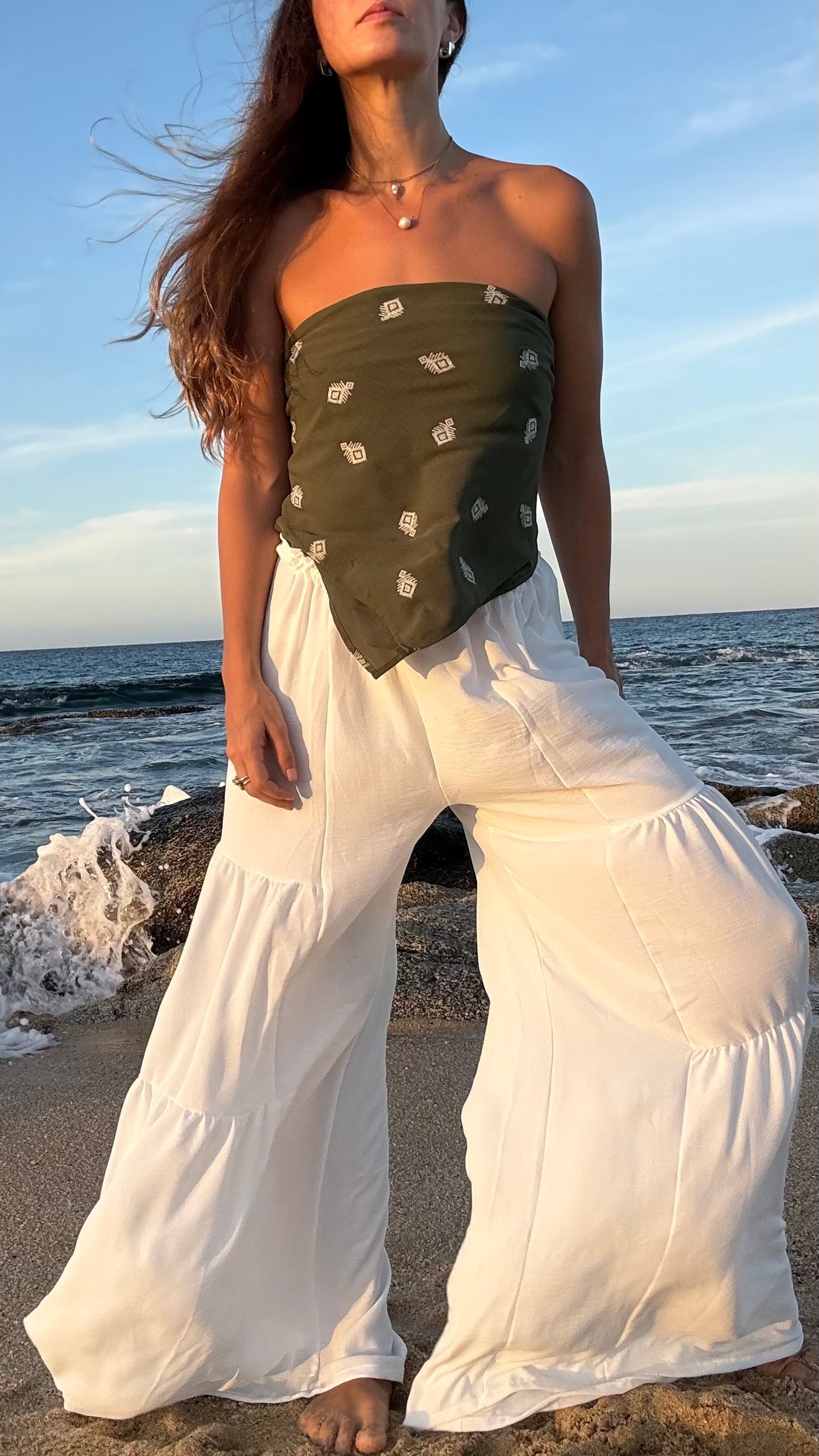 Pantalón Flow Blanco