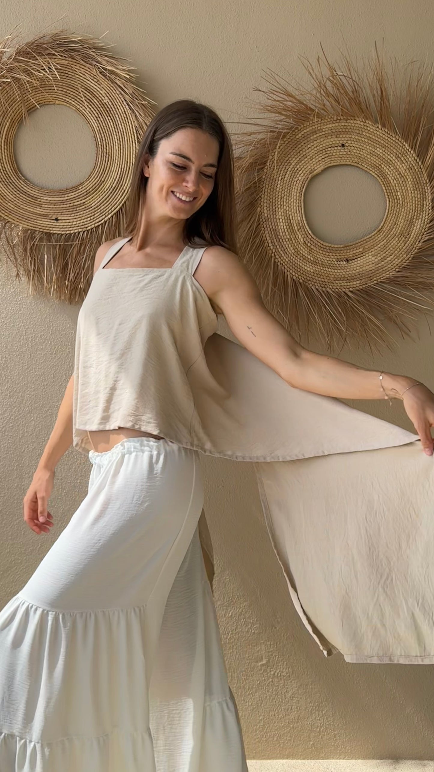 Top Aura beige