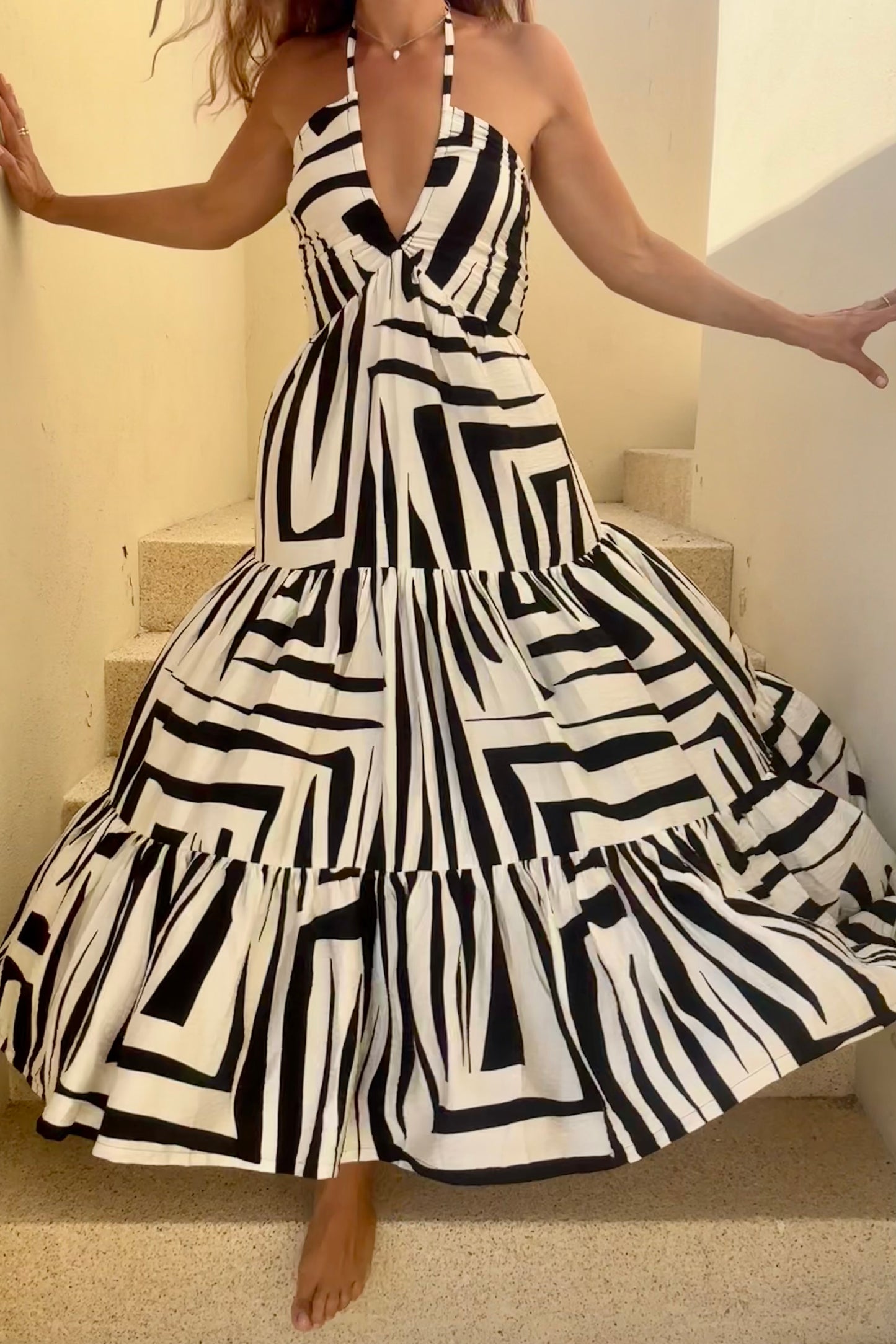 Vestido Esmeralda Print