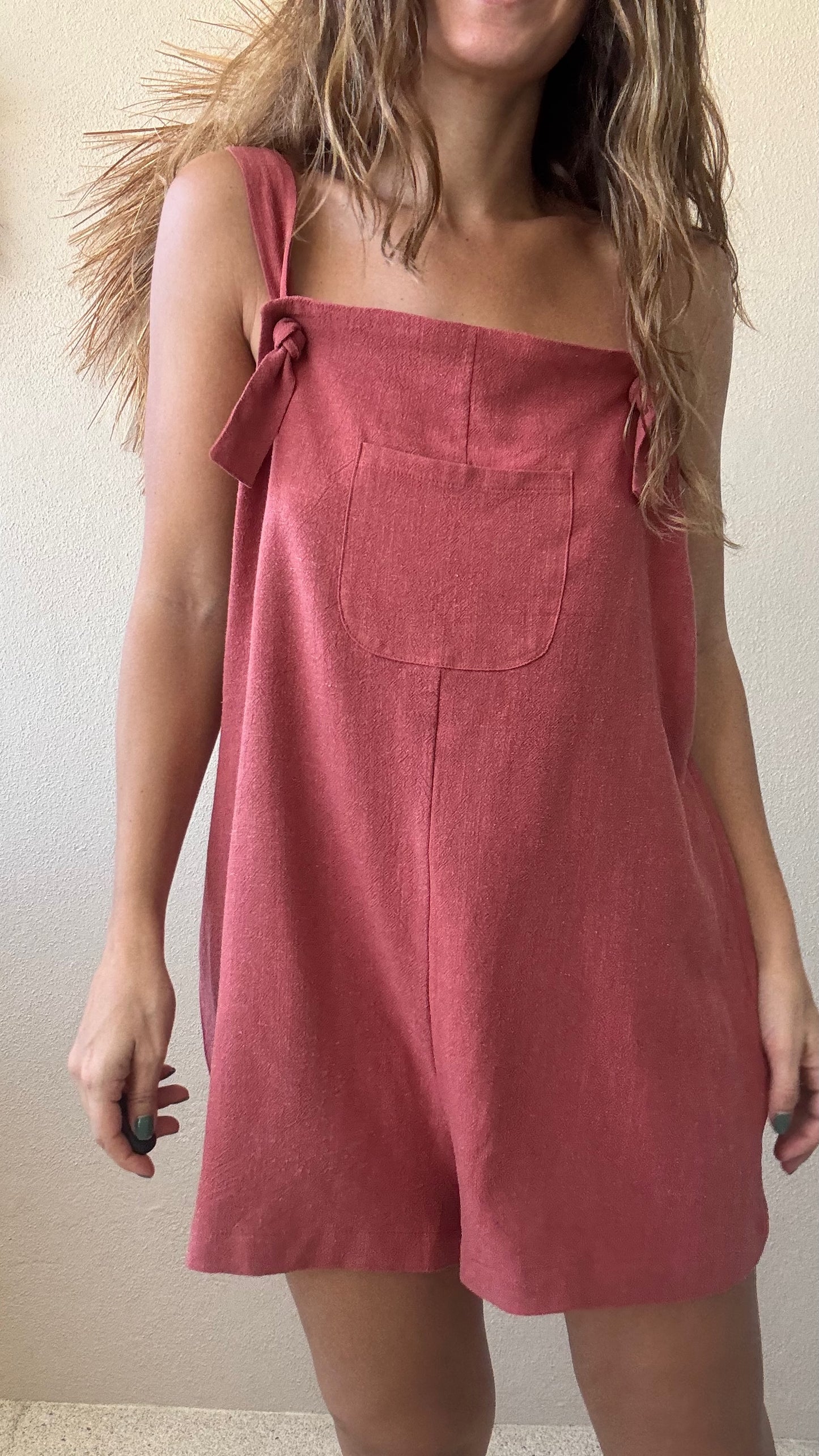 Jumpsuit Bicicletero Lino Rústico